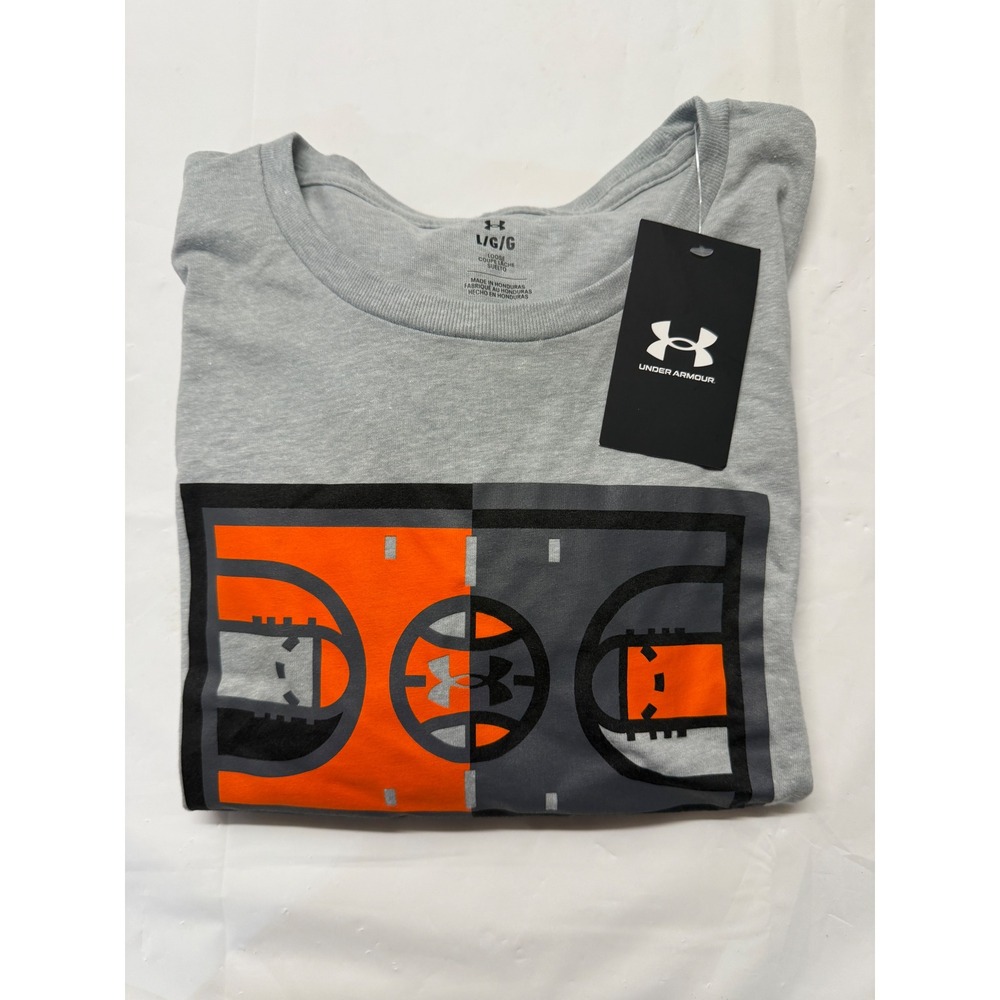 Under‎ Armour Mens Basketball Icon SS MFO Graphic T-Shirt Gray Large 1383946 NEW - Picture 3 of 11